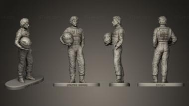 Figurines of people Ayrton Senna 2 3d model